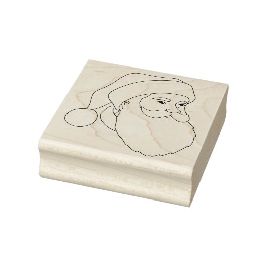 Santa Face Gummistempel (Stempel)