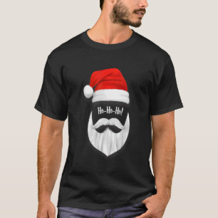 Santa Face Ho Ho Niedlich für Männer Frauen Kinder T-Shirt