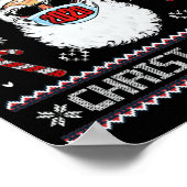 Santa Face Masask Ugly Weihnachtskrüger 2020 Famil Poster (Ecke)