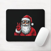 Santa Face Retro Sungles Christmas Shirts For Mens Mousepad (Mit Mouse)