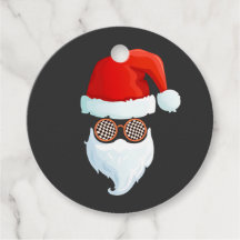 Santa Face Sonnenbrille Cooler Hipster Weihnachten
