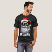 Santa Face Sungles Believe Christmas Shirts For Bo (Vorne ganz)