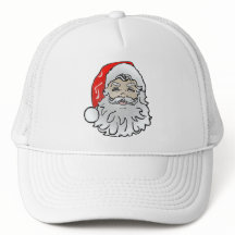 Santa Face Traditioneller Plastiklook