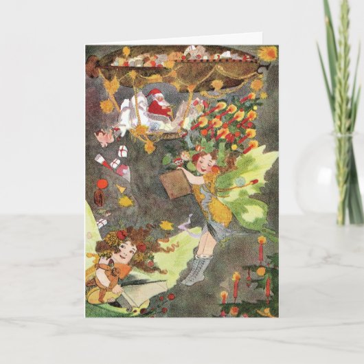 SANTA & FAIRIES Air Ship Blimp Weihnachten (Vorderseite)