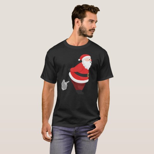 Santa Farting Essential T - Shirt (Vorne ganz)