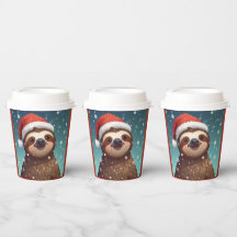 Santa Faultier, Papiertassen