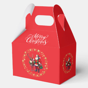 Santa Favor Geschenkbox Geschenkschachtel