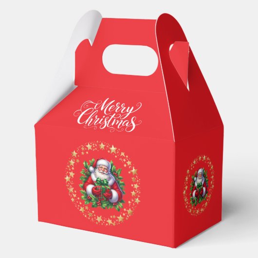 Santa Favor Geschenkbox Geschenkschachtel (Vorderseite)