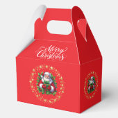 Santa Favor Geschenkbox Geschenkschachtel (Rückseite)