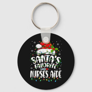 Santa Favorite Nurses Aide Christmas Nursing Istan Schlüsselanhänger