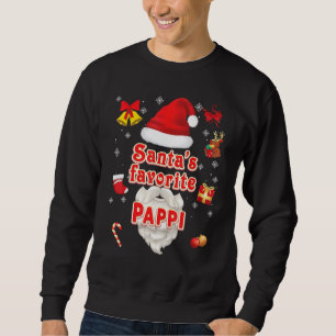 Santa Favorite Pappi Weihnachtsmann Klaus Ugly Sw Sweatshirt