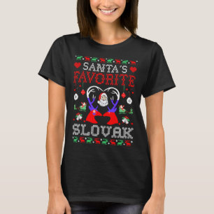 Santa Favorite Slowakische Weihnachtssüßchen T-Shirt