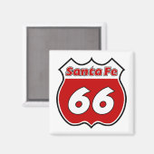 Santa Fe 66 Magnet (Vorderseite/Rückseite)
