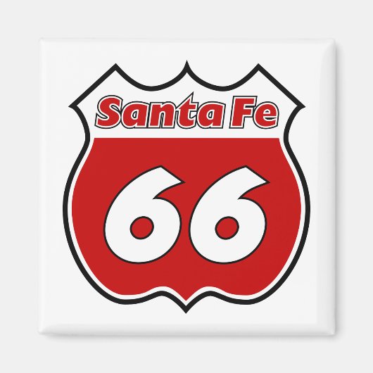 Santa Fe 66 Magnet (Vorne)