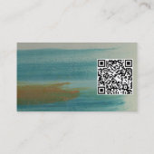Santa Fe Abstract Art Makler QR Code Visitenkarte (Rückseite)