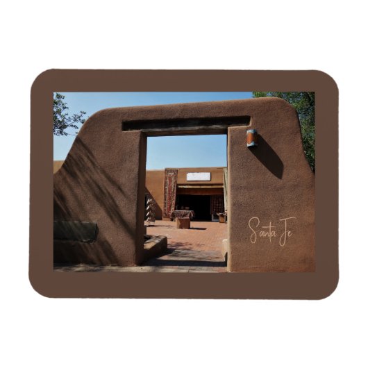 Santa Fe Adobe Blick Magnet (Horizontal)
