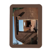 Santa Fe Adobe Blick Magnet (Vertikal)