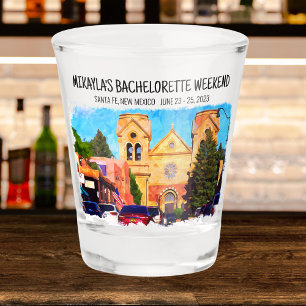 Santa Fe Bachelorette Weekend Schuhglas Schnapsglas
