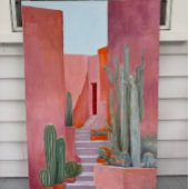 Santa Fe Cacti Boho Poster