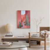 Santa Fe Cacti Boho Poster Leinwanddruck