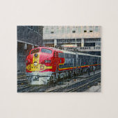 Santa Fe Diesel Lokomotive Motor Bahn Puzzle (Horizontal)