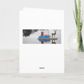 Santa Fe Feiertagskarte (Rückseite)