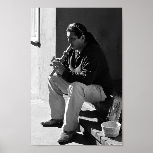 Santa Fe Flutist Poster (Vorne)