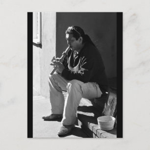 Santa Fe Flutist Postkarte