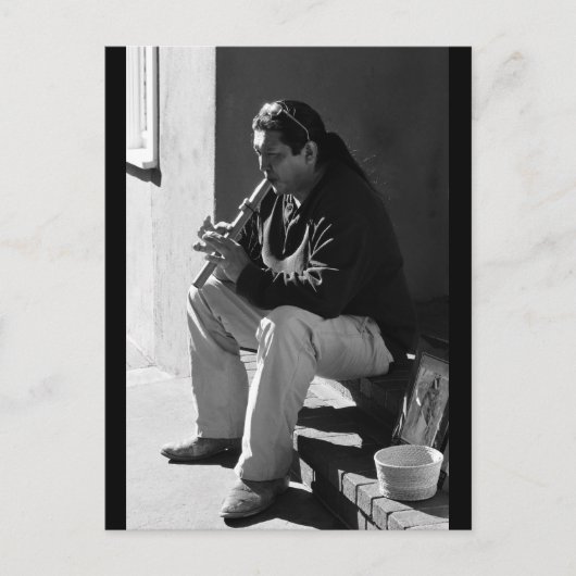 Santa Fe Flutist Postkarte (Vorderseite)