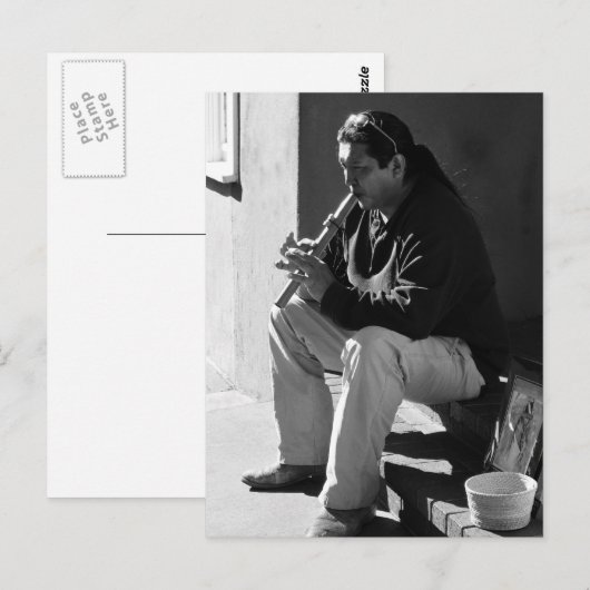 Santa Fe Flutist Postkarte (Vorne/Hinten)