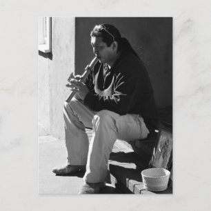 Santa Fe Flutist Postkarte