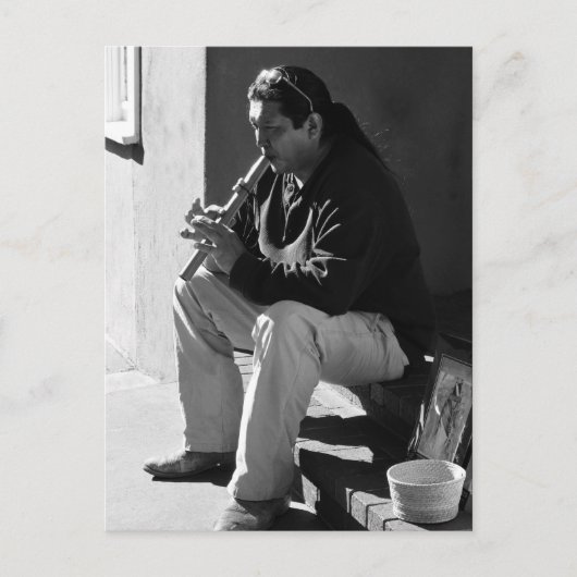 Santa Fe Flutist Postkarte (Vorderseite)