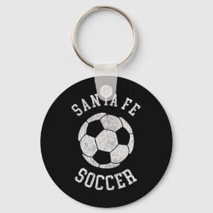 Santa Fe Fußball Retro abgenutzt 90er Vintage  Schlüsselanhänger
