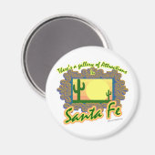 Santa Fe Galerie Cooles Reisen Magnet (Vorderseite/Rückseite)