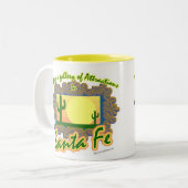 Santa Fe Galerie Cooles Reisen Zweifarbige Tasse (Vorderseite Links)