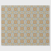 Santa Fe Geometric Tile Pattern Geschenkpapier (Flach)