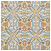 Santa Fe Geometric Tile Pattern Stoff (Nahaufnahme)
