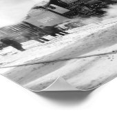 Santa Fe Güterzug Verlassend Chicago - 1943 Poster (Ecke)