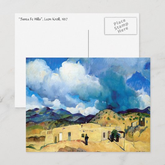 Santa Fe Hills Postkarte (Vorne/Hinten)