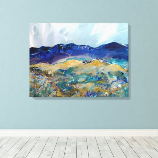 Santa Fe in August Leinwanddruck (Insitu (Holzboden))