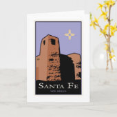 Santa Fe Karte (Gelbe Blume)