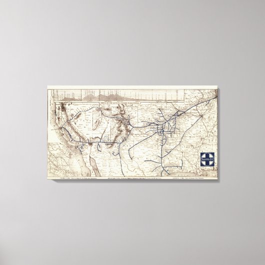 Santa Fe Leinwanddruck (Vorderseite)