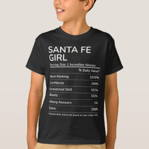 Santa Fe Mädchen Lustiges New Mexico Heimatstadt T-Shirt