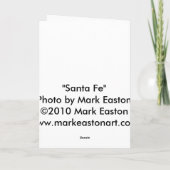 Santa Fe, ©MarkEaston Karte (Rückseite)