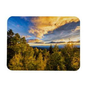 Santa Fe National Forest bei Sonnenuntergang im He Magnet
