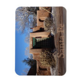 Santa Fe New Mexico Adobe und Türmagnet Magnet (Vertikal)