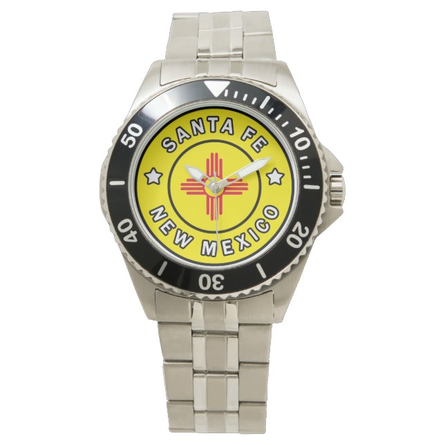 Santa Fe New Mexico Armbanduhr (Vorderseite)