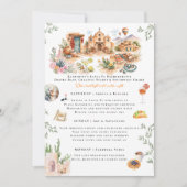 Santa Fe New Mexico Bachelorette Weekend Itinerary Einladung (Vorderseite)