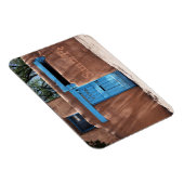 Santa Fe New Mexico Blue Door Magnet (Rechte Seite)