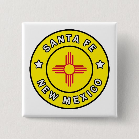 Santa Fe New Mexico Button (Vorderseite)